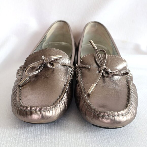 RUDSAK - Pewter Leather Loafers/Moccasins - Size 38 - 7ish - Picture 8 of 15